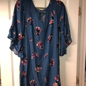 Blue floral dress!